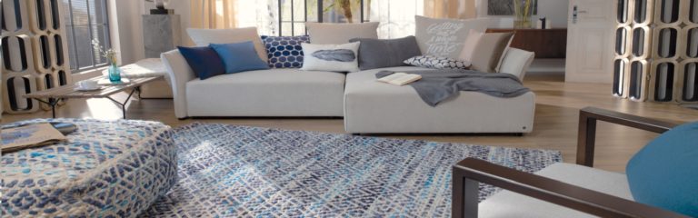 Titelbild Teppiche blau in Wohnzimmer Hama Mutterstadt